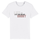 T-SHIRT HOMME "LIFE IS SHORT"