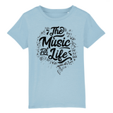 T-SHIRT ENFANT "THE MUSIC FOR LIFE" - Artee'st-Shop