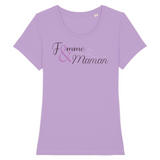 T-SHIRT FEMME "FEMME & MAMAN" - Artee'st-Shop