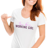 T-SHIRT FEMME "I'M FUN WORKING GIRL"
