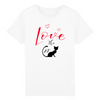 T-SHIRT ENFANT "LOVE THE CAT" - Artee'st-Shop
