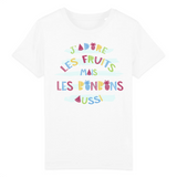T-SHIRT ENFANT "J'ADORE LES FRUITS MAIS LES BONBONS AUSSI"