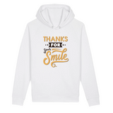 SWEAT À CAPUCHE UNISEXE "THANKS FOR YOUR SMILE"