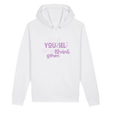 SWEAT À CAPUCHE UNISEXE "LOVE YOURSELF BEFORE LOVING OTHERS"