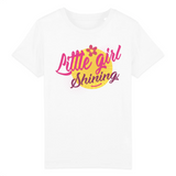 T-SHIRT ENFANT "LITTLE GIRL SHINING"