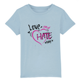 T-SHIRT ENFANT "LOVE AND HATE"