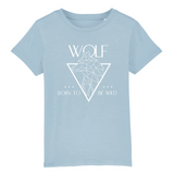 T-SHIRT ENFANT "WOLF BORN TO BE WILD"
