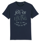 T-SHIRT HOMME "JOY OF LIVING IS A STATE OF MIND"
