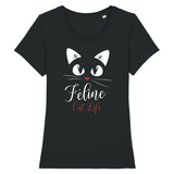 T-SHIRT FEMME "FÉLINE CAT LIFE"