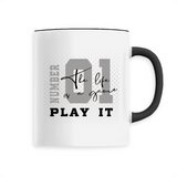 MUG CÉRAMIQUE "THE LIFE IS A GAME, PLAY IT"